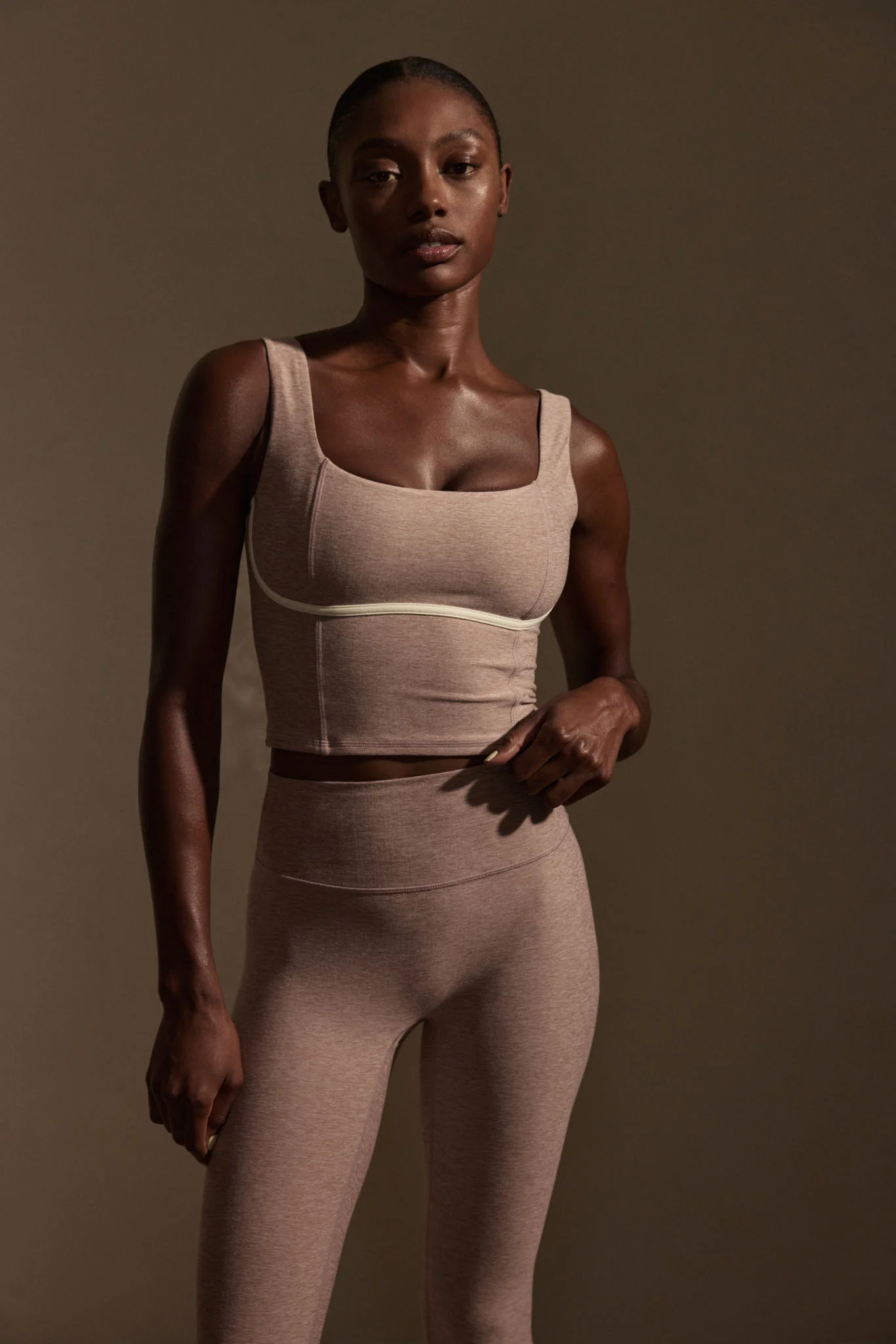 Acadia Legging - Heather Mauve - Image 4