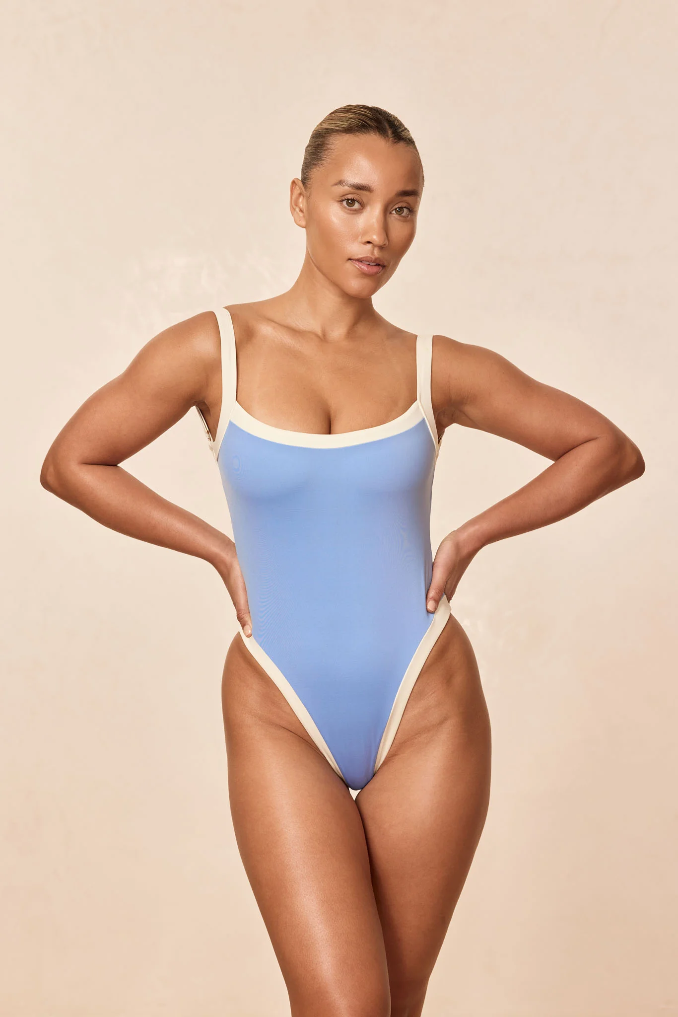 Barcelona One Piece - Azure/Ivory - Image 5