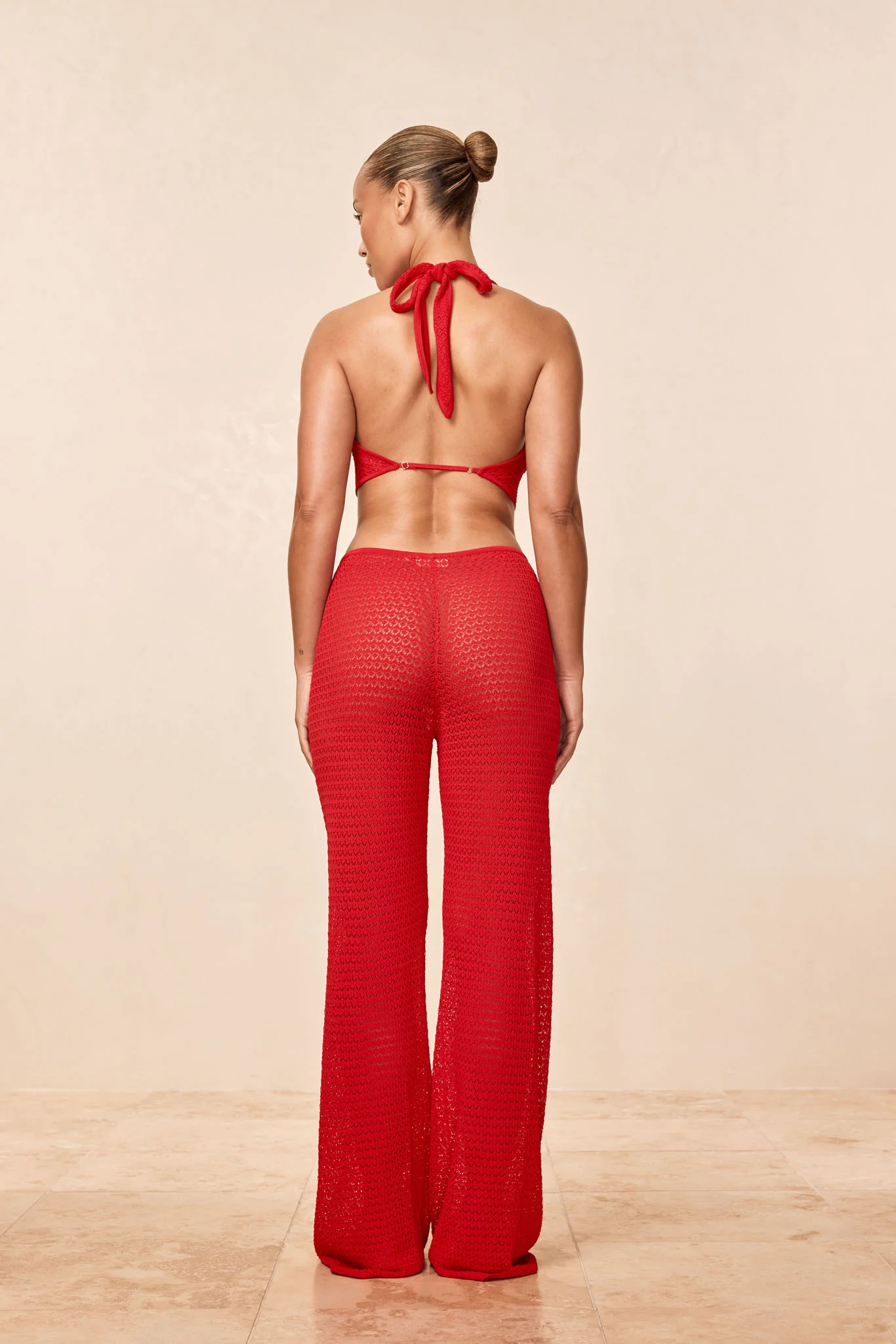 Belize Knit Pant - Chili Pepper Lace Crochet - Image 3