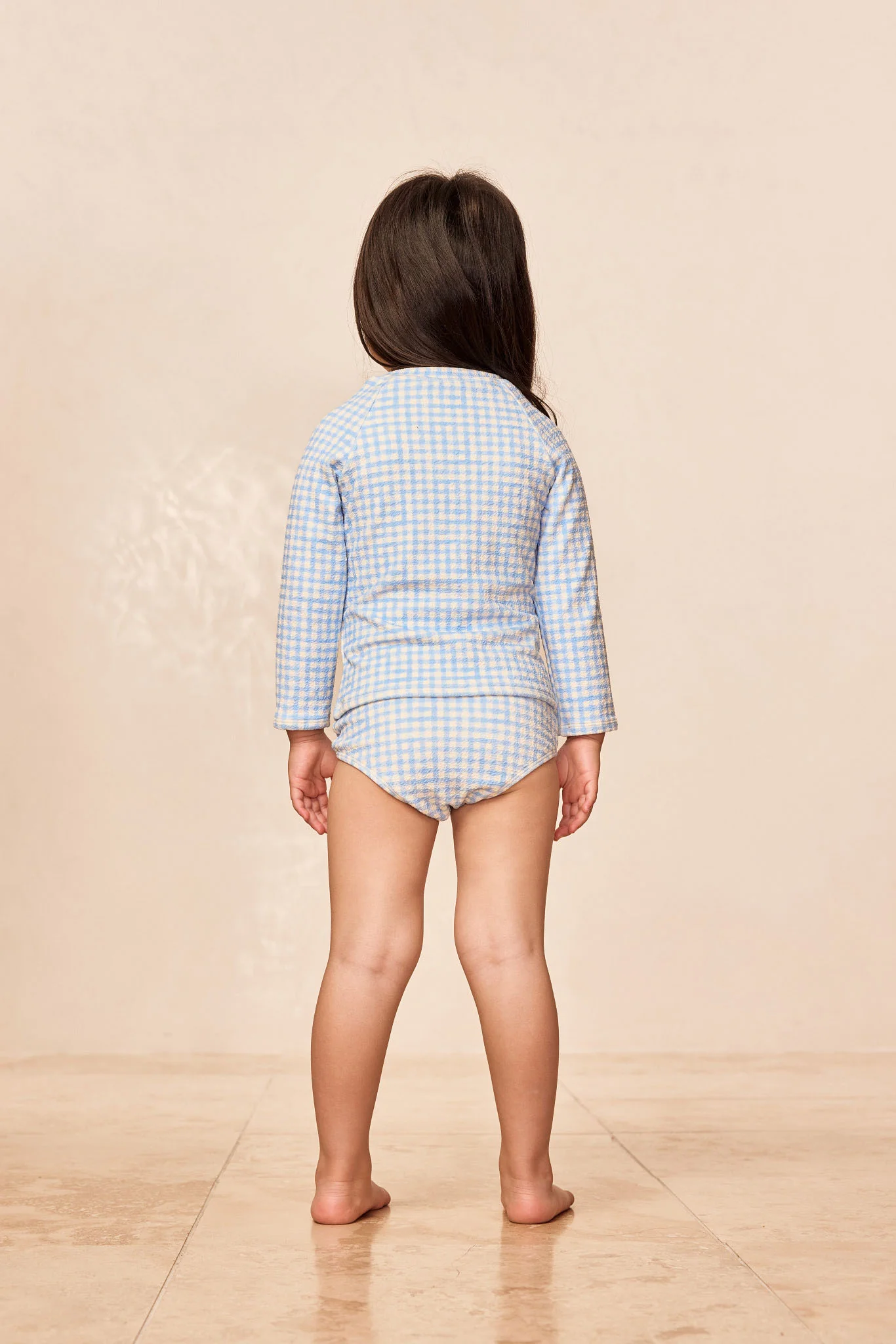 Bondi Rashguard Kids - Sky Gingham - Image 4