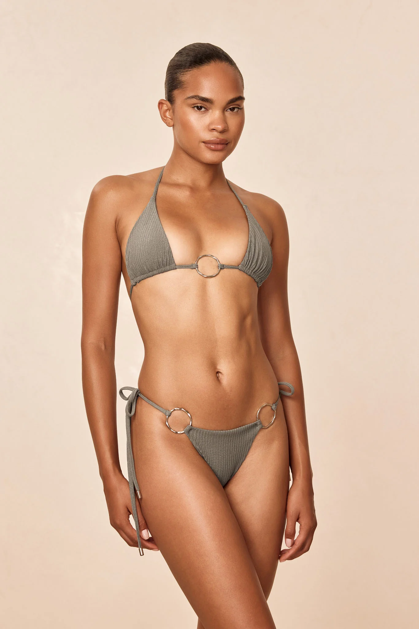 Cannes Bottom - Steel Lurex Rib - Image 5