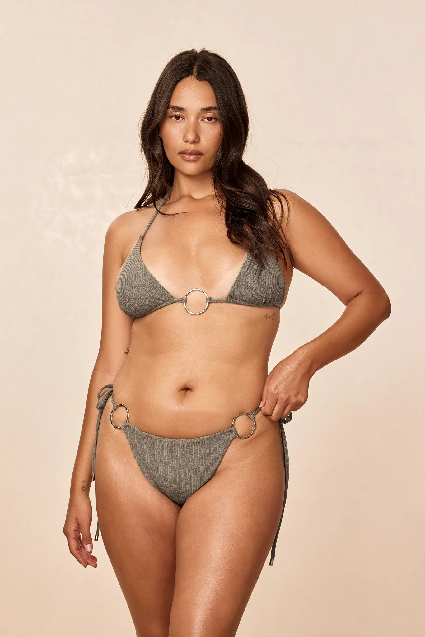 Cannes Bottom - Steel Lurex Rib - Image 6