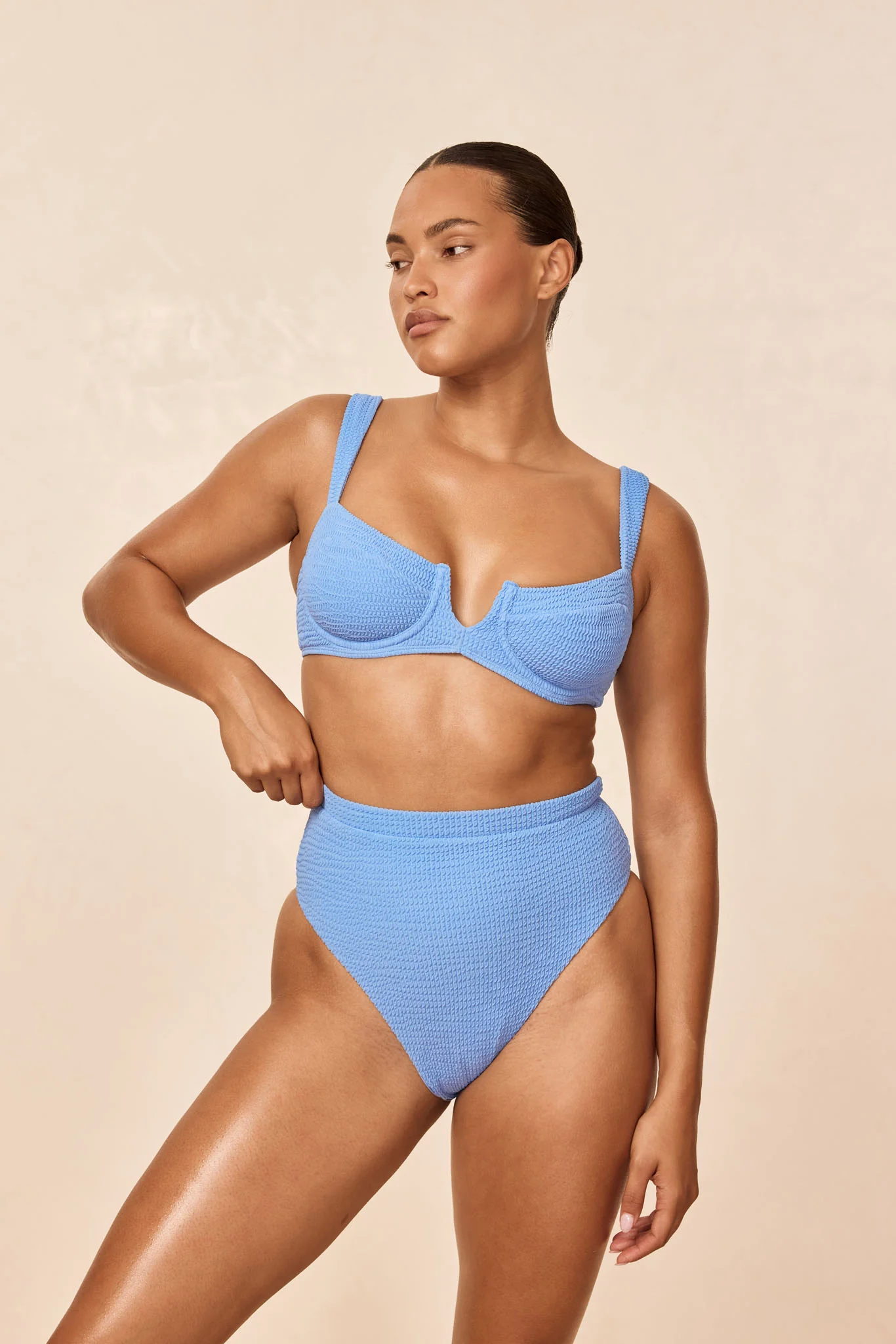 Clovelly Top - Azure Crinkle - Image 7