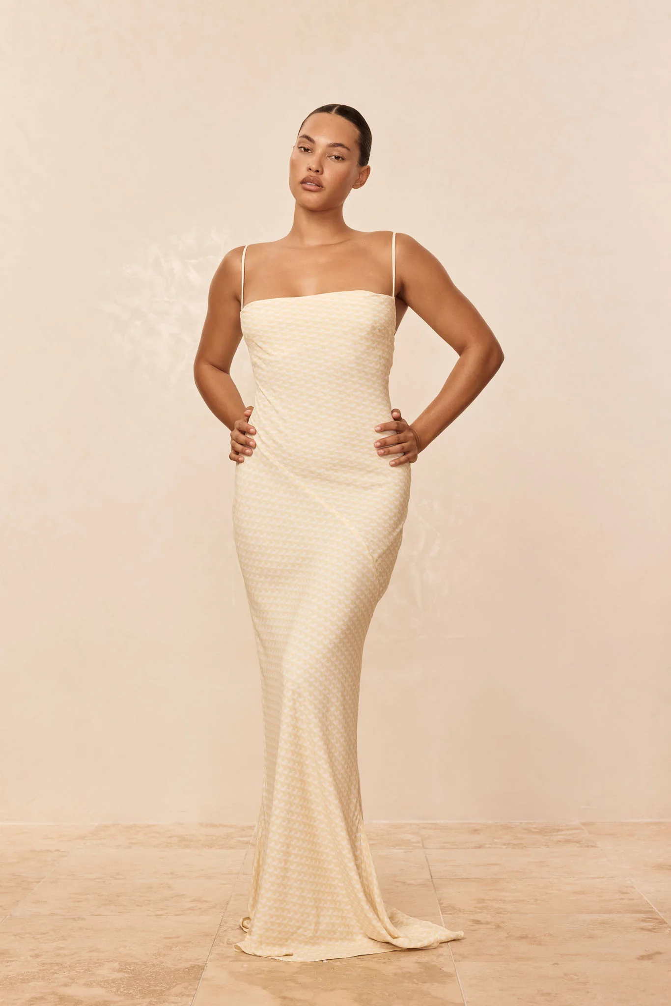 Cote D'azur Dress - Ivory Geo - Image 3