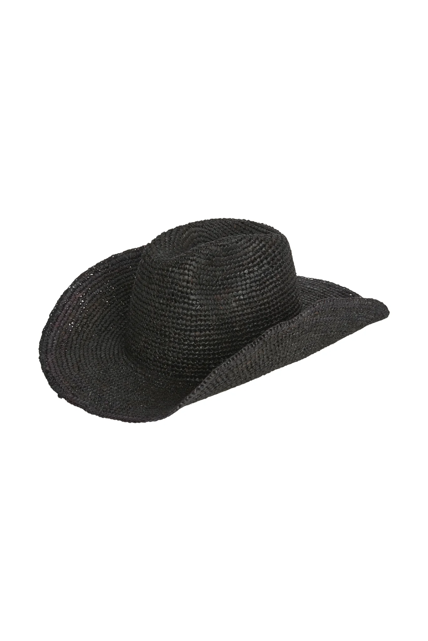 Exuma Raffia Hat - Black