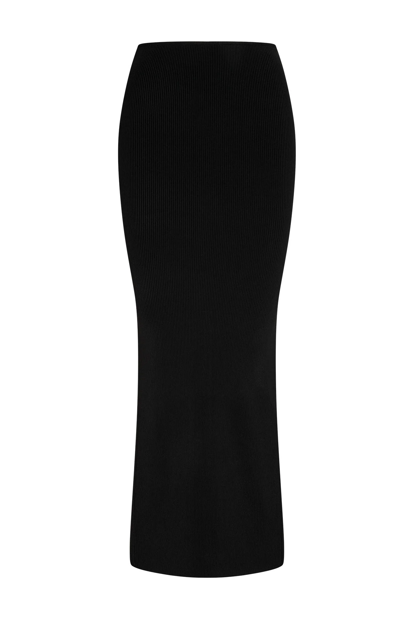 Fontelina Skirt - Black Knit Rib