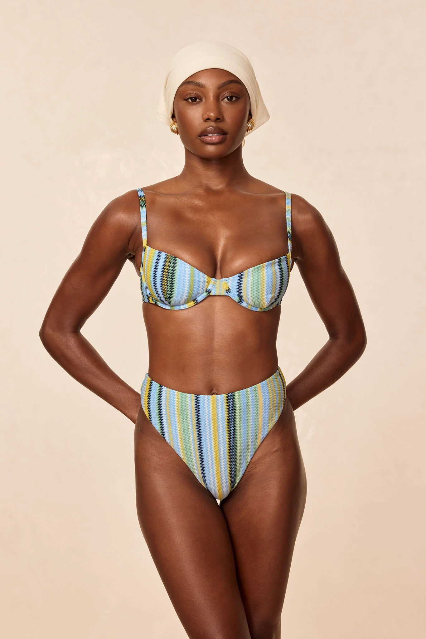 Formentera Bottom - Sardinia Stripe Azure - Image 5