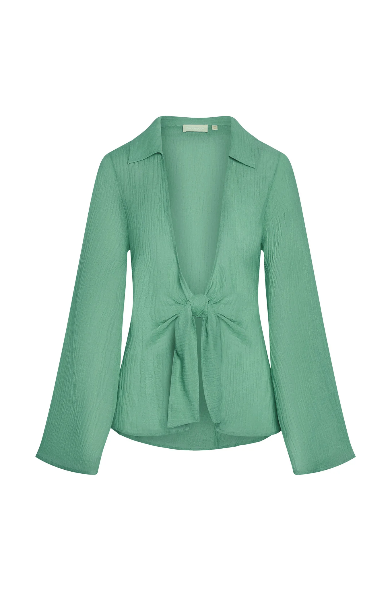 Grenada Tunic - Pond Crinkle Linen
