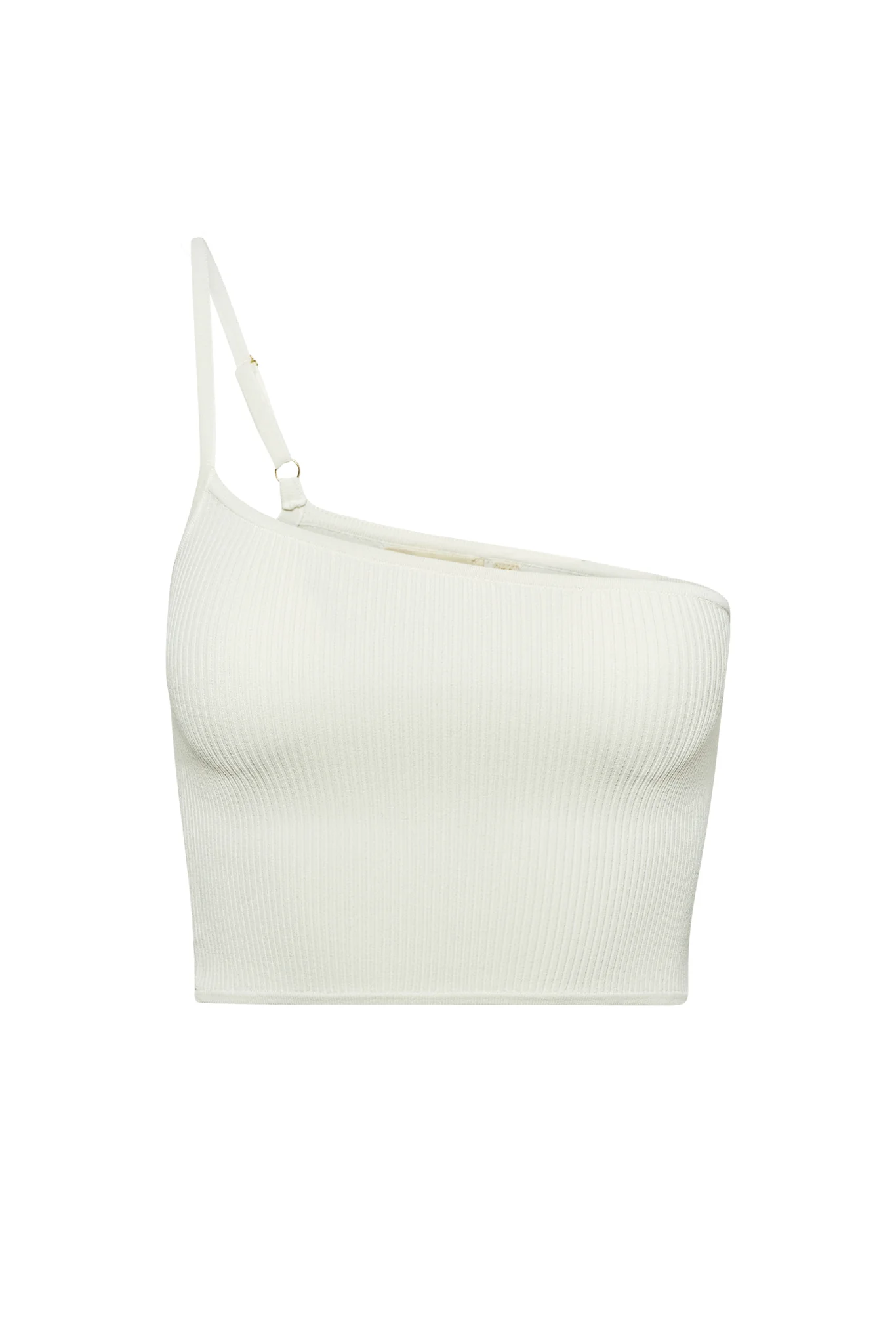 Marina Del Rey Knitwear Top - White Rib
