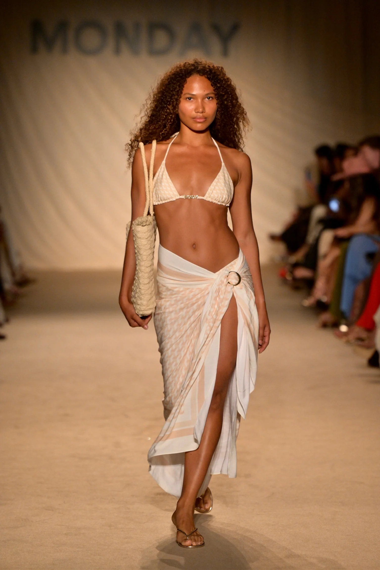 Marina Piccola Sarong - Ivory Geo - Image 2