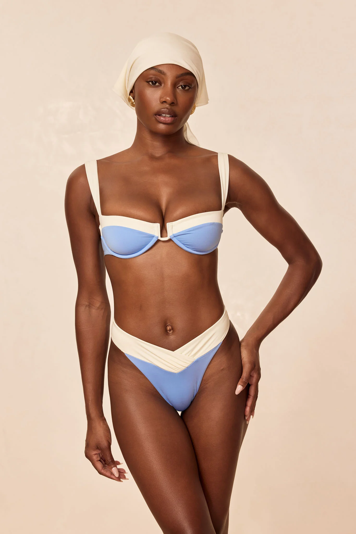 Marseille Bottom - Azure/Ivory - Image 5