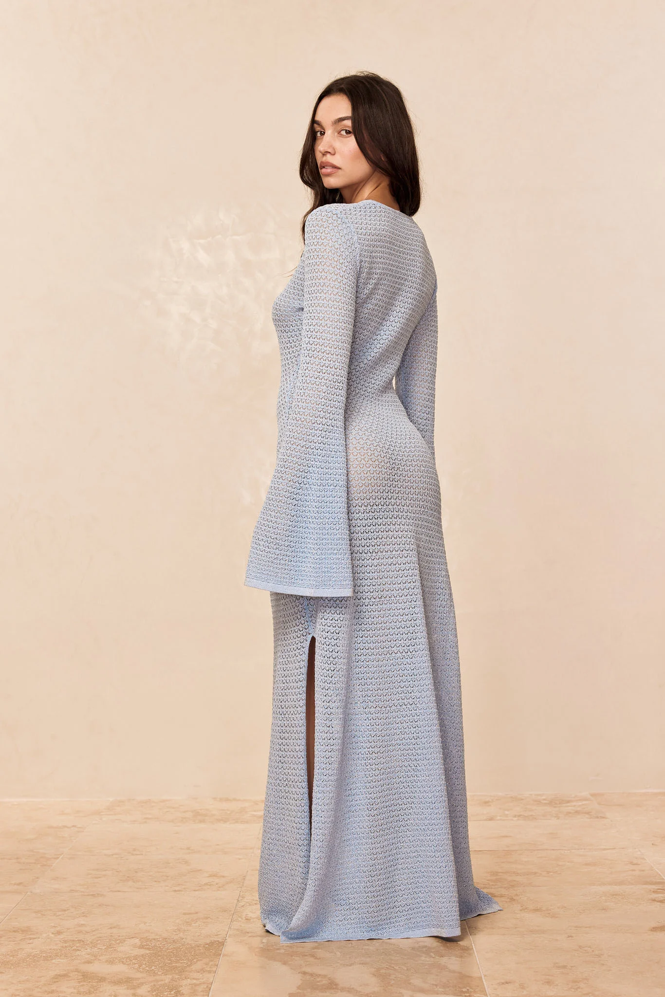 Montego Dress - Sky Lace Crochet - Image 4
