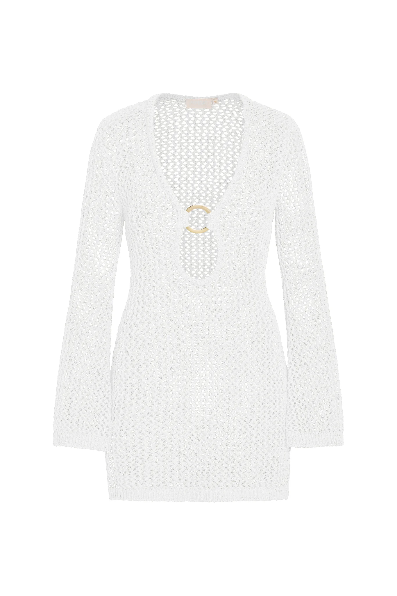 Montego Mini Dress - White Petit Crochet