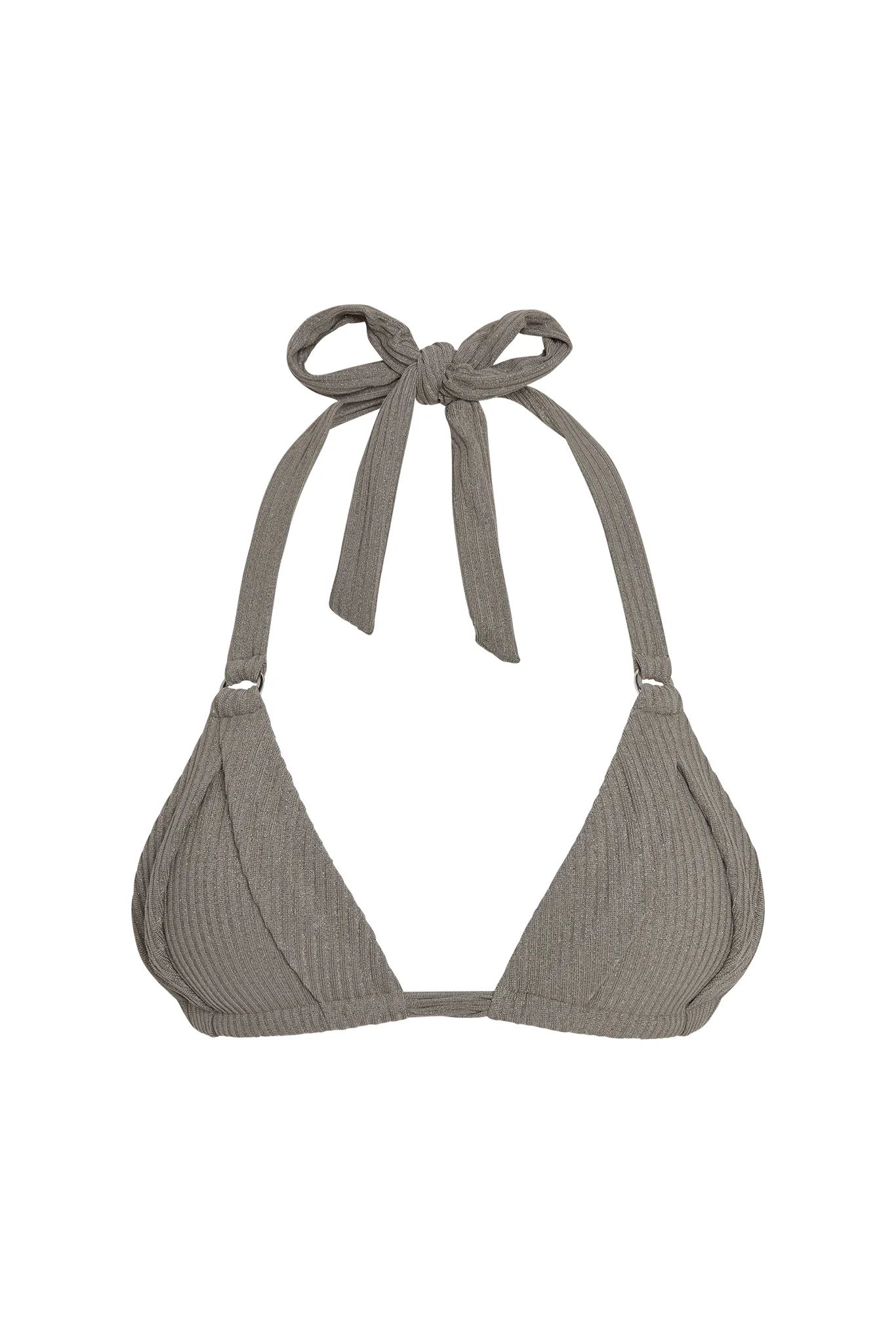 Morocco Top - Steel Lurex Rib
