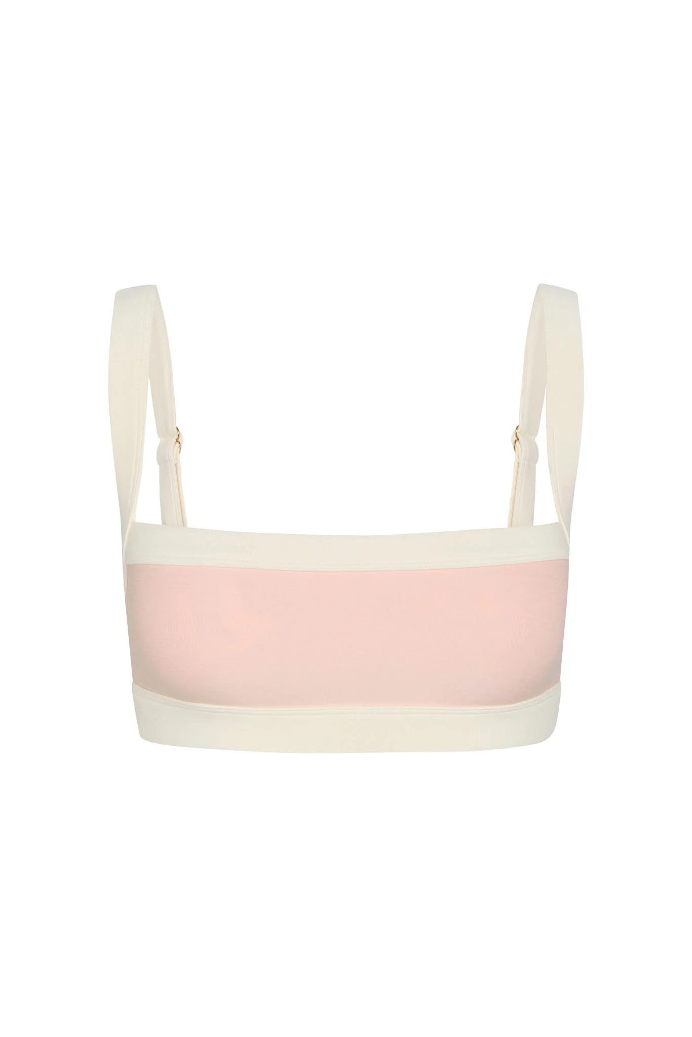 Outpost Bra - Heather Powder Pink/Ivory