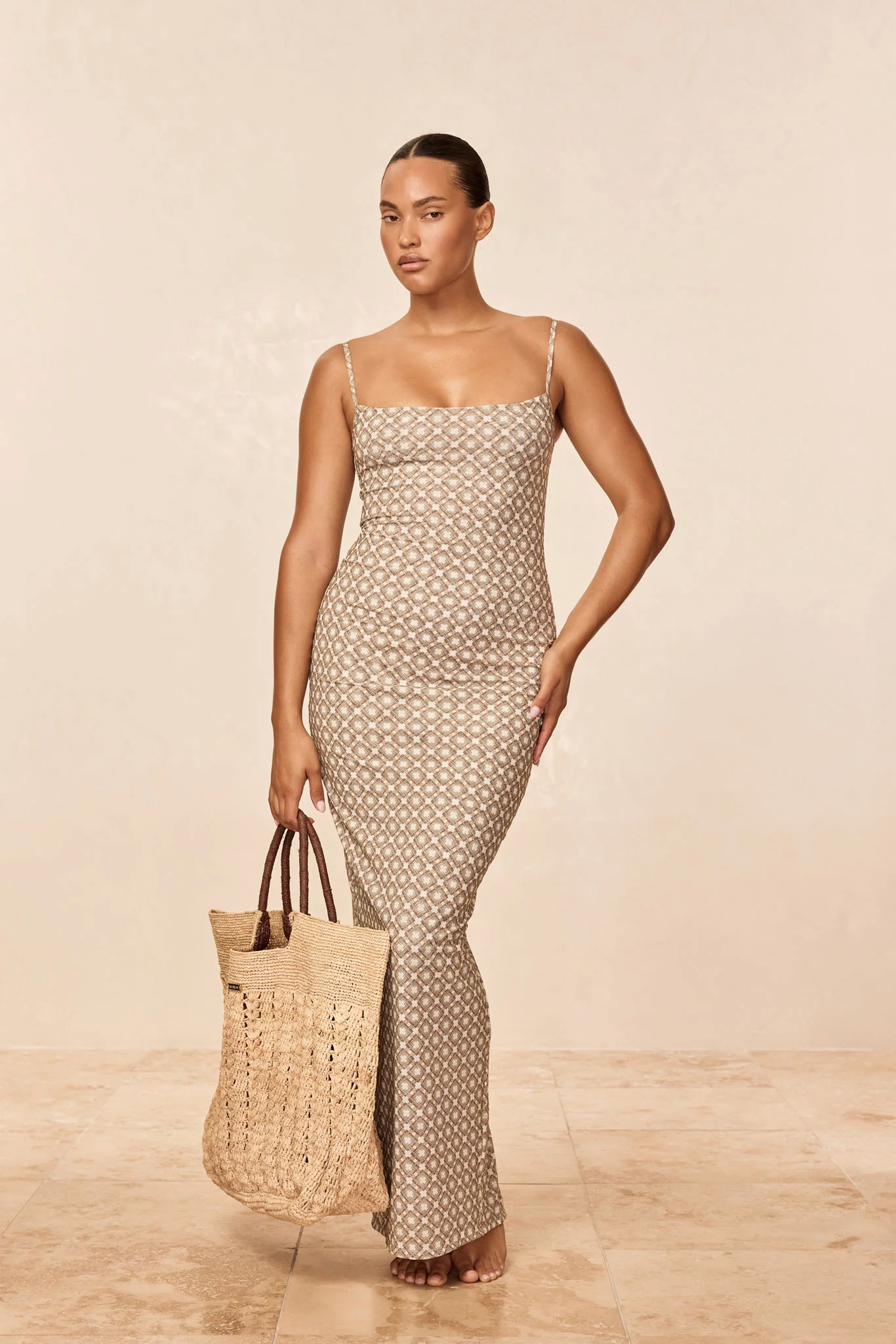 Provence Dress - Tile Geo Mesh - Image 4