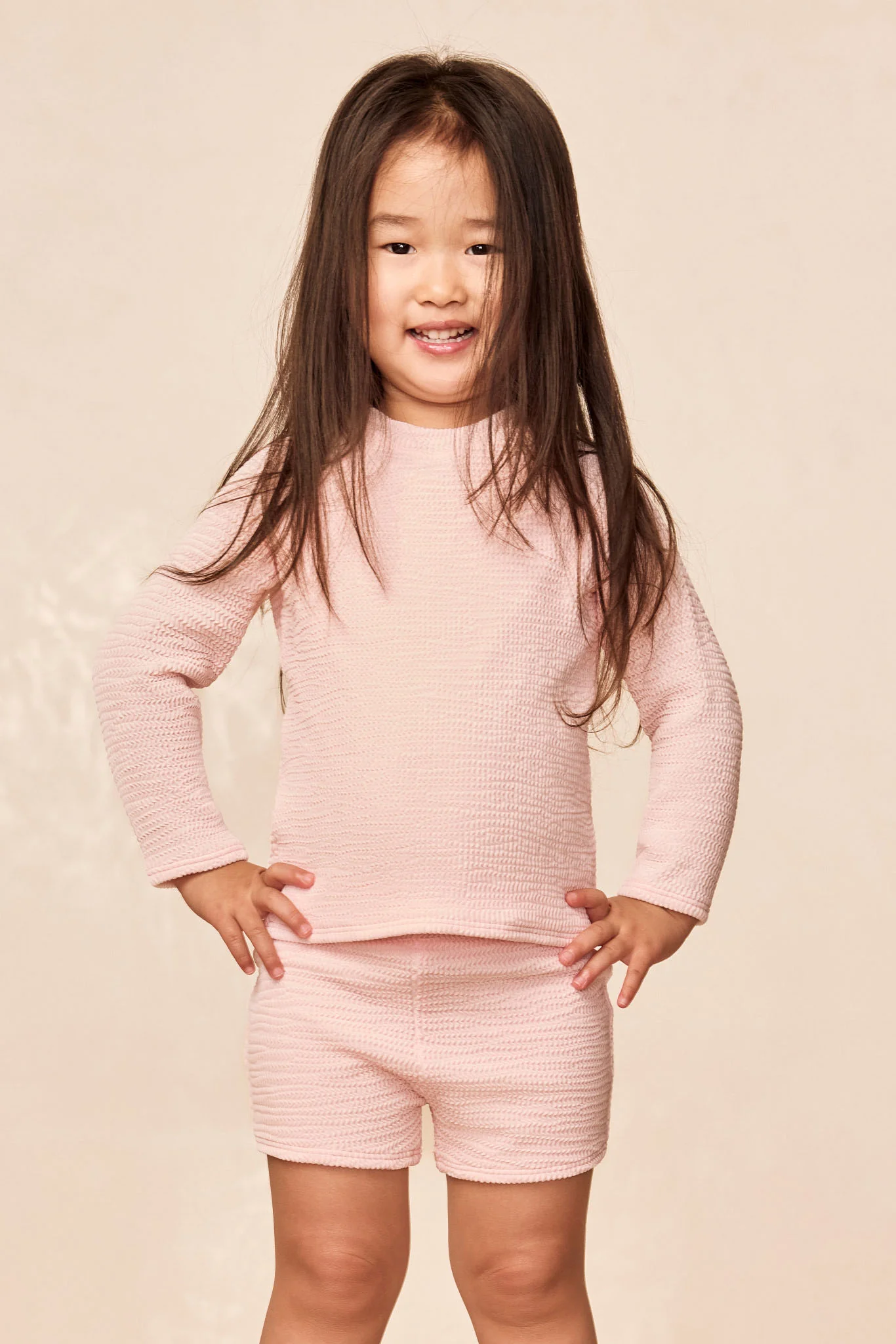 Santa Cruz Shorts Kids - Powder Pink Crinkle - Image 2