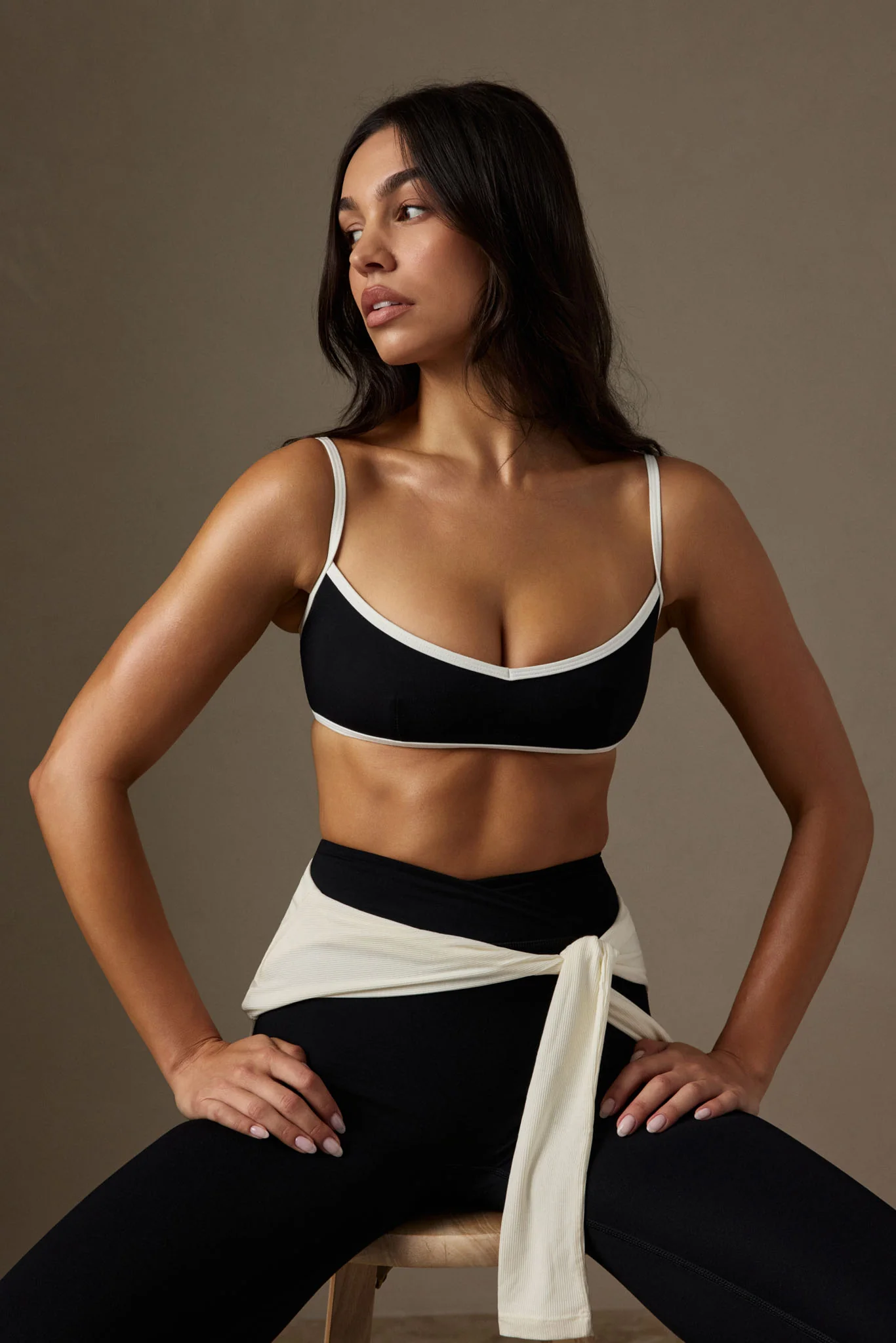 Soho Bra - Black/Ivory - Image 3