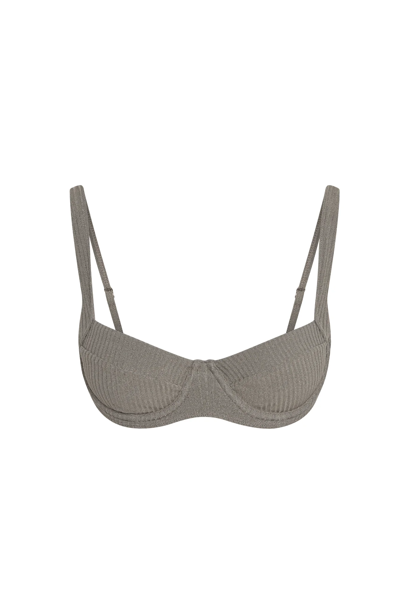 Sorrento Top - Steel Lurex Rib