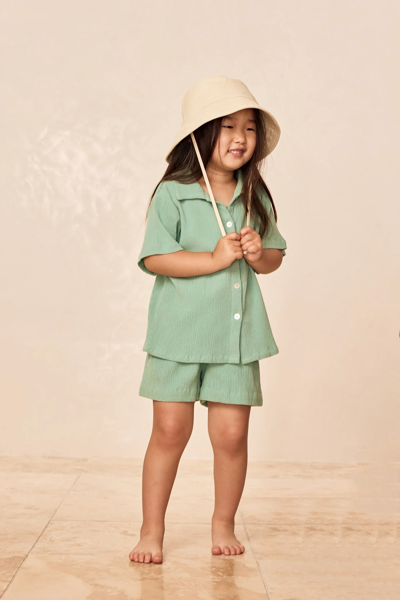 Tuscany Short Kids - Pond Crinkle - Image 3