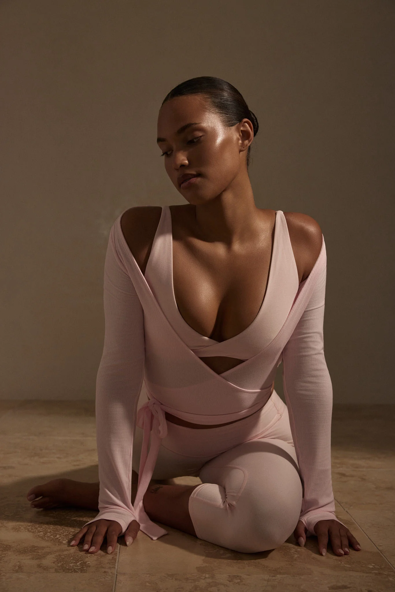 Yosemite Top - Powder Pink Lightweight Rib - Image 4